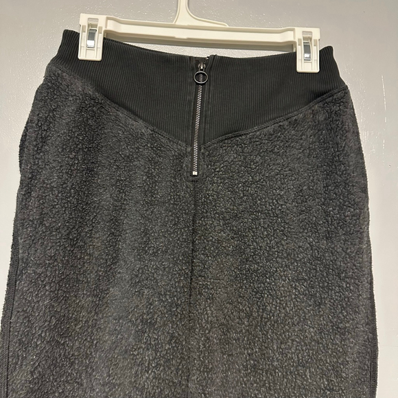 Aerie Charcoal Fleece Track Pants & Joggers women’s small loungewear workout - Picture 5 of 7